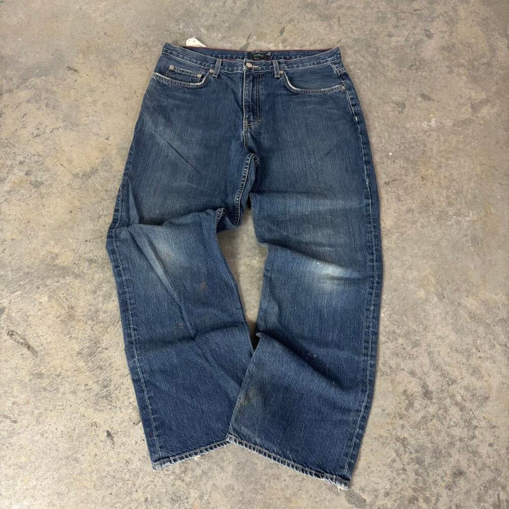 2000s Distressed J Crew Bootcut Grunge Jeans